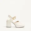 Fawcette Platform Sandal In Polished Calfskin 100Mm Fawcette Platform Sandal In Polished Calfskin 100Mm