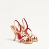 Fetishique Sandal In Laminated Nappa 105Mm