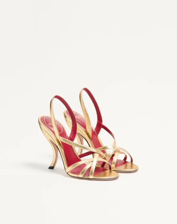 Fetishique Sandal In Laminated Nappa 105Mm