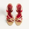 Fetishique Sandal In Laminated Nappa 105Mm