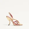 Fetishique Sandal In Laminated Nappa 105Mm