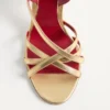 Fetishique Sandal In Laminated Nappa 105Mm