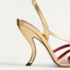 Fetishique Sandal In Laminated Nappa 105Mm