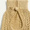 Fingerless Knitted Gloves In Lurex