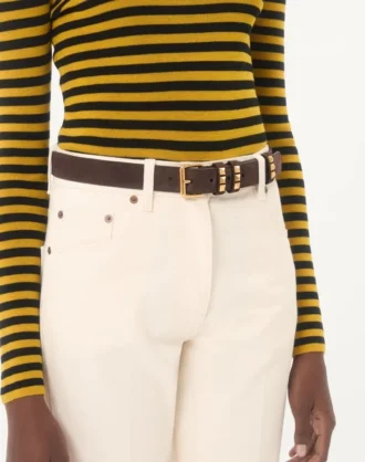 Flaneuse Belt In Suede 30 mm