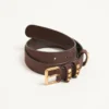 Flaneuse Belt In Suede 30 mm
