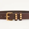 Flaneuse Belt In Suede 30 mm