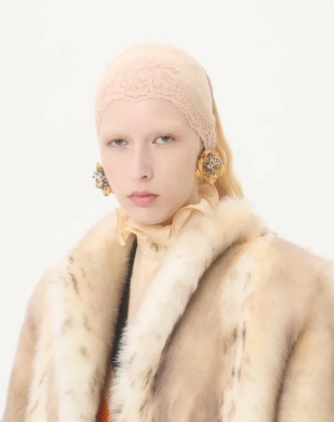 Fleur Lumineuse Metal Earring