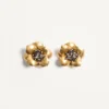 Fleur Lumineuse Metal Earring