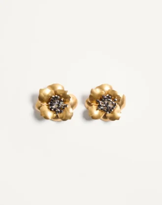 Fleur Lumineuse Metal Earring