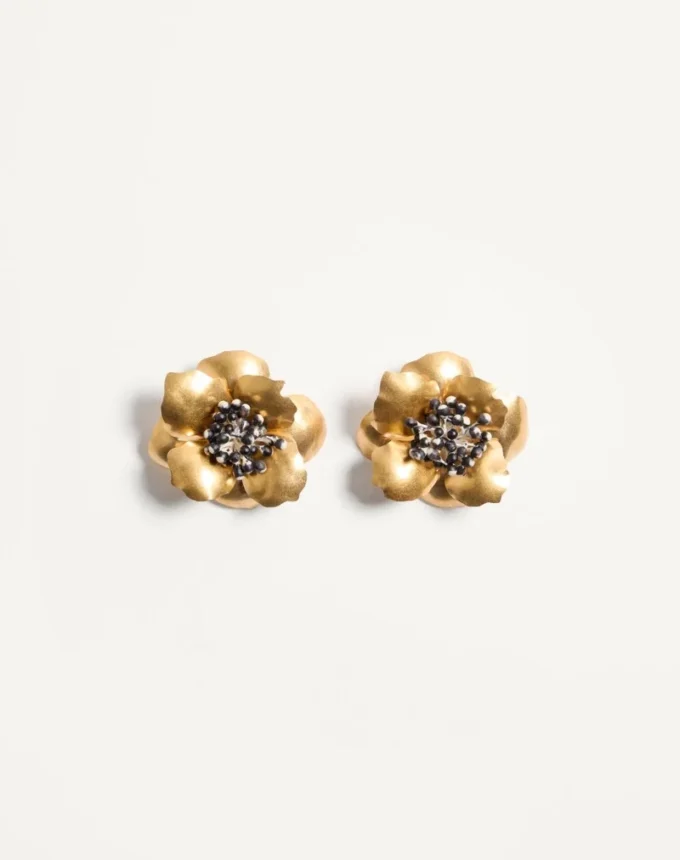 Fleur Lumineuse Metal Earring