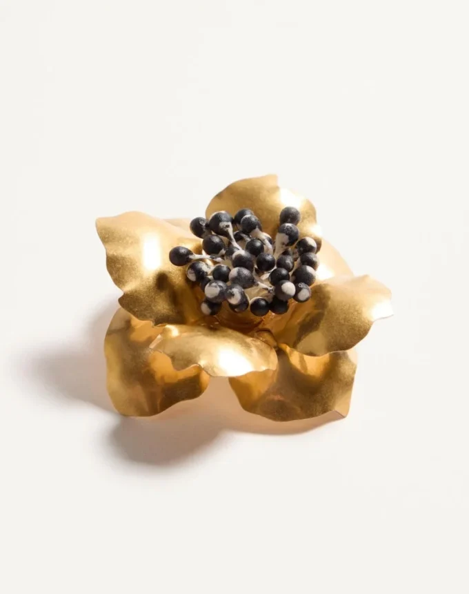 Fleur Lumineuse Metal Earring