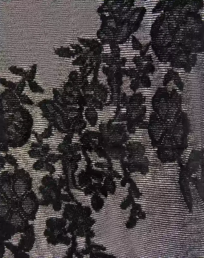 Floral Lycra Knee-High Socks