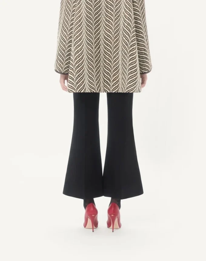 Floral Lycra Knee-High Socks