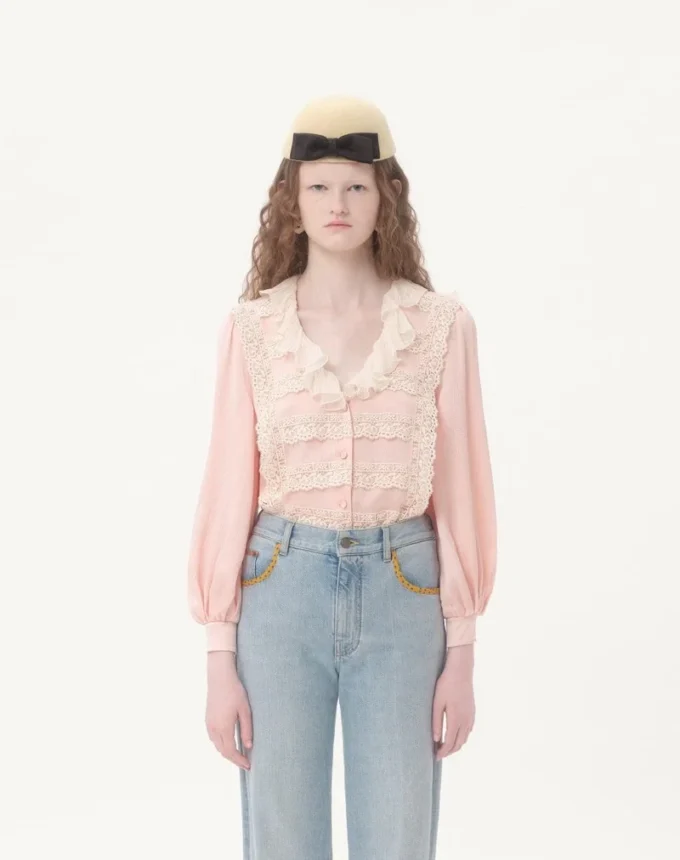 Hammered Satin Shirt