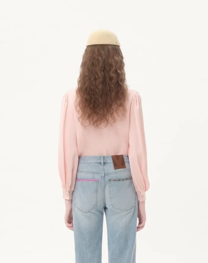 Hammered Satin Shirt