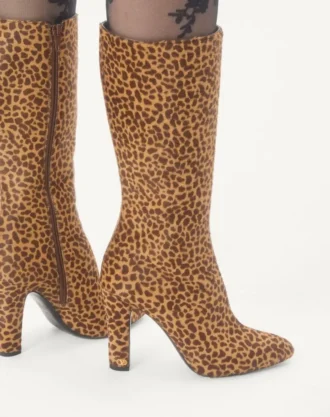 Hotty Boot in pony-effect calfskin 100mm