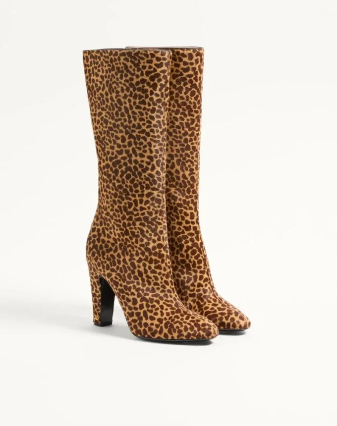 Hotty Boot in pony-effect calfskin 100mm