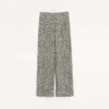 Houndstooth wool pants
