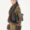 Jacquard Animal Print Lurex Knit Jacket