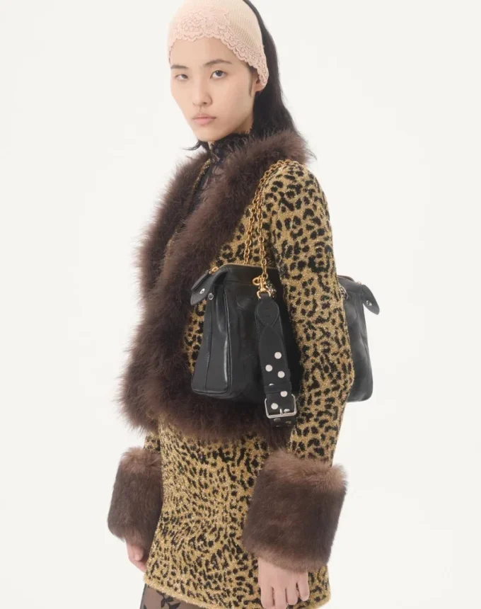 Jacquard Animal Print Lurex Knit Jacket