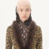 Jacquard Animal Print Lurex Knit Jacket