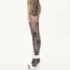 Jacquard Animal Print Lurex Knit Skirt Jacquard Animal Print Lurex Knit Skirt