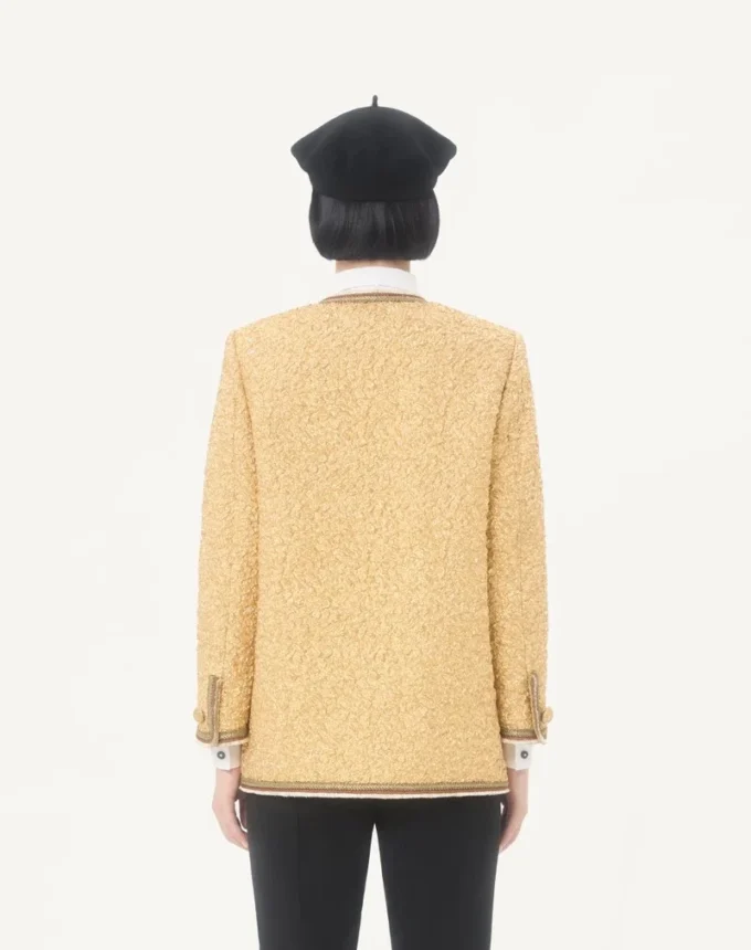 Jacquard Cloque Caban