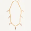 Jardin Aquatique Necklace In Metal And Shells Jardin Aquatique Necklace In Metal And Shells