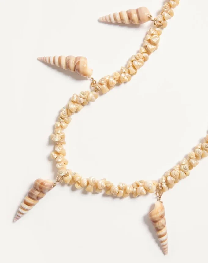 Jardin Aquatique Necklace In Metal And Shells Jardin Aquatique Necklace In Metal And Shells