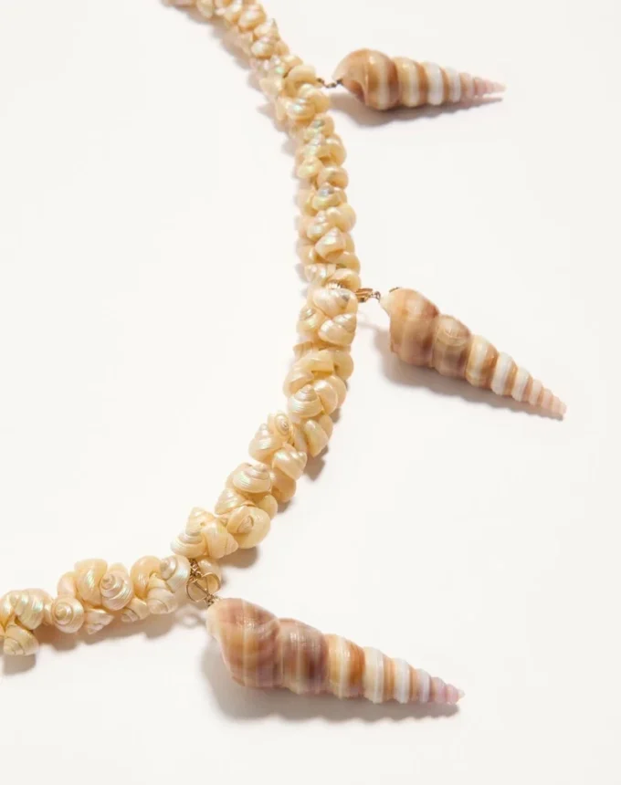 Jardin Aquatique Necklace In Metal And Shells Jardin Aquatique Necklace In Metal And Shells