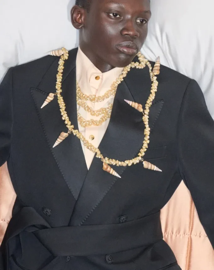 Jardin Aquatique Necklace In Metal And Shells Jardin Aquatique Necklace In Metal And Shells