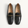 Jiggie Loafer in Eel Skin and Nappa Leather