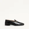 Jiggie Loafer in Eel Skin and Nappa Leather