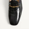 Jiggie Loafer in Eel Skin and Nappa Leather