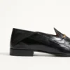 Jiggie Loafer in Eel Skin and Nappa Leather