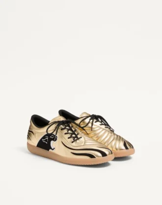 Kicky Sneaker in Laminated Nappa
