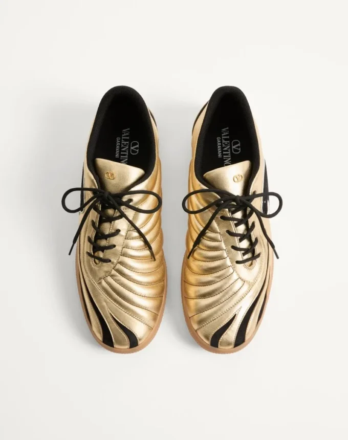 Kicky Sneaker in Laminated Nappa