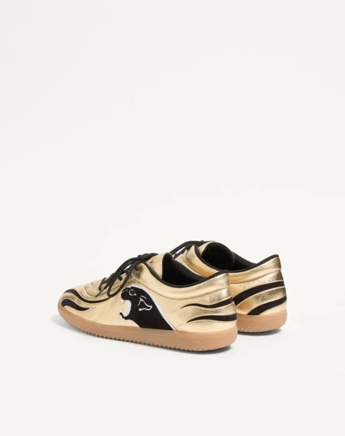 Kicky Sneaker in Laminated Nappa