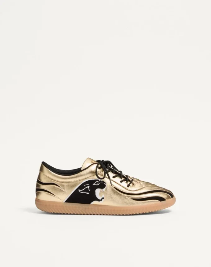 Kicky Sneaker in Laminated Nappa