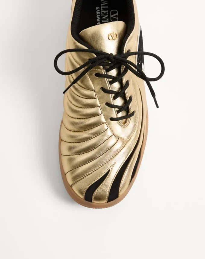 Kicky Sneaker in Laminated Nappa