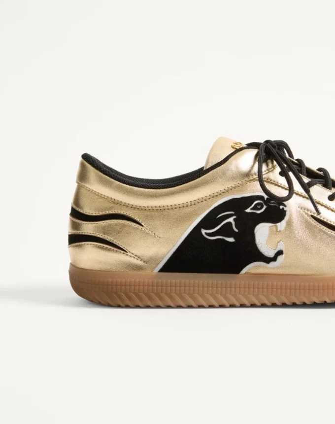 Kicky Sneaker in Laminated Nappa