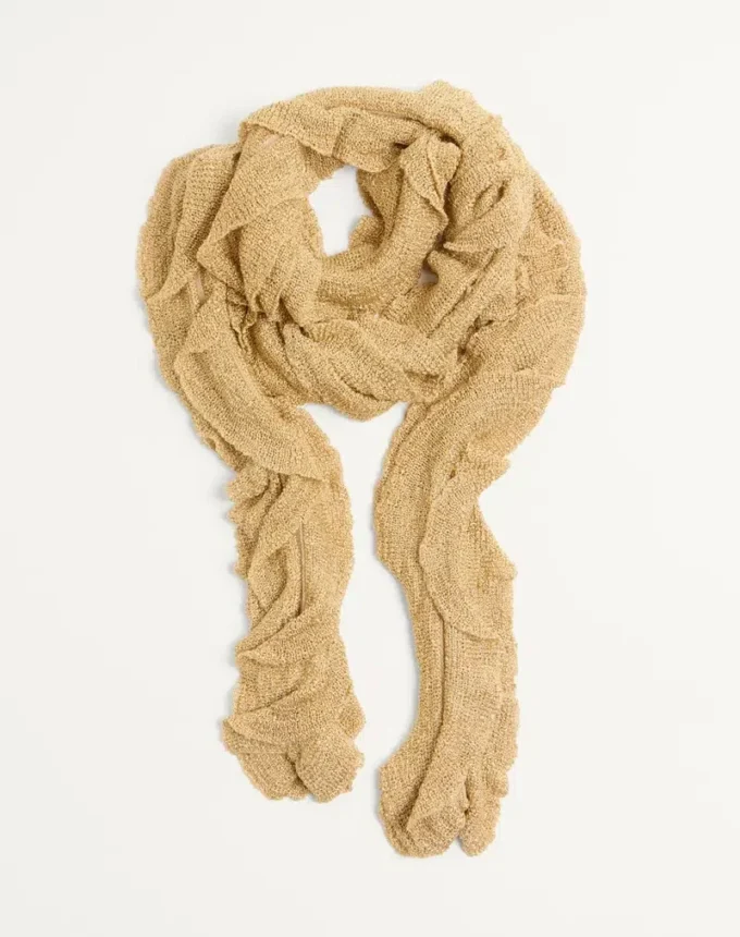 Knitted Lurex Scarf