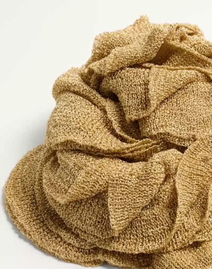 Knitted Lurex Scarf