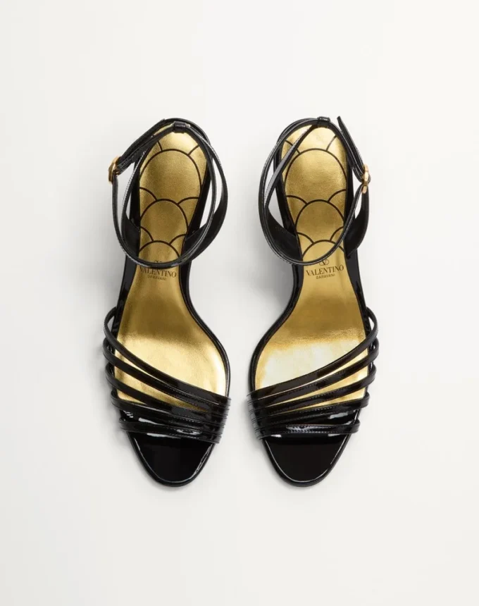 Ladycrush Patent Leather Sandal With Crystals 85Mm