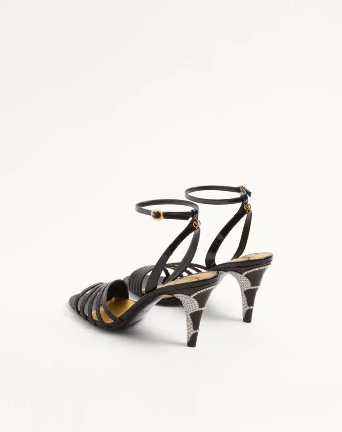 Ladycrush Patent Leather Sandal With Crystals 85Mm