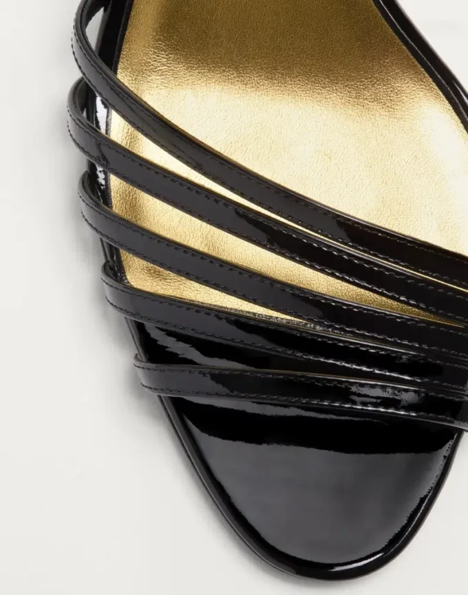 Ladycrush Patent Leather Sandal With Crystals 85Mm