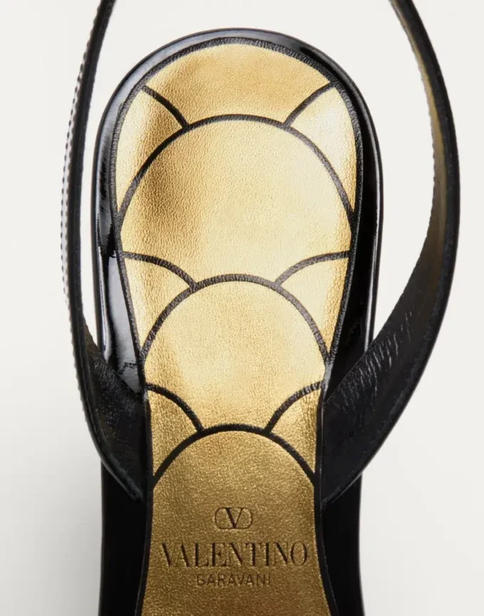 Ladycrush Patent Leather Sandal With Crystals 85Mm