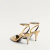 Ladycrush Sandal In Laminated Nappa With Crystals 85Mm Ladycrush Sandal In Laminated Nappa With Crystals 85Mm