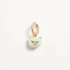 Le Chat De La Maison Single Earring In Metal And Nylon